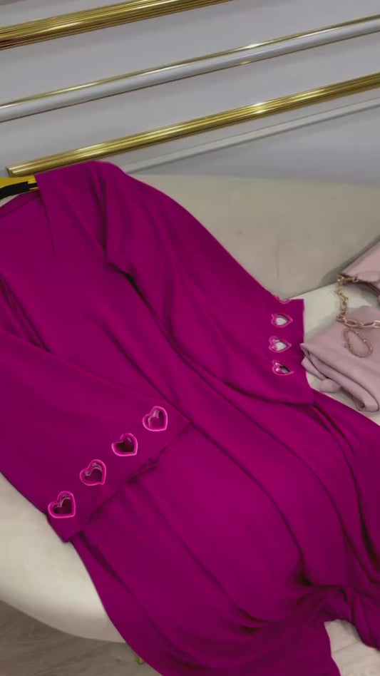 Abaya rose fushia 💕